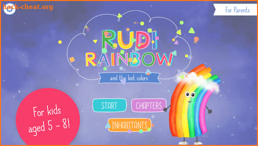 Rudi Rainbow: Children's Book With Learning Games screenshot