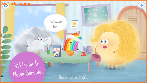 Rudi Rainbow: Children's Book With Learning Games screenshot