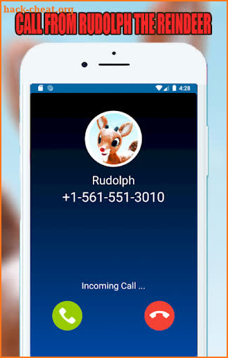 Rudolph's Reindeer Call & Messenger vid Simulator screenshot