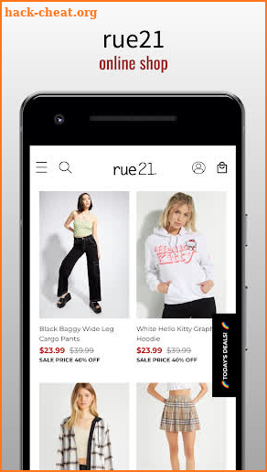 rue 21 - online shop screenshot