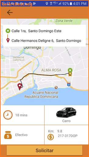 Rueda Taxi screenshot