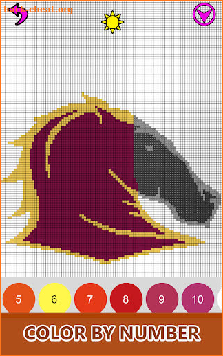 Rugby Logos Pixel Art: Color by Number Book Pages screenshot
