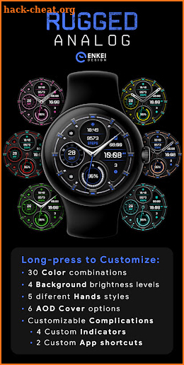 Rugged Analog - watch face screenshot