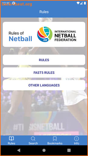 Rules of Netball screenshot