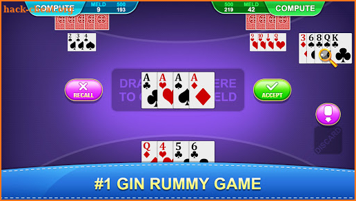 Rummy 2021 - Free Gin Rummy Offline Card Game screenshot