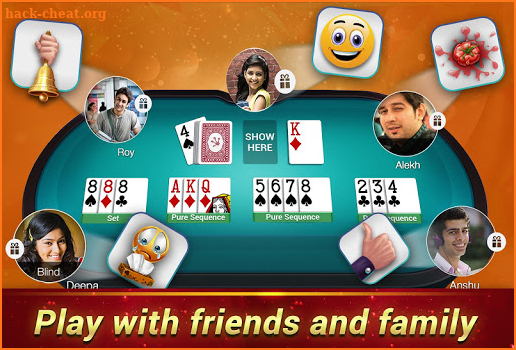 Rummy Gold - 13 Card Indian Rummy Card Game Online screenshot