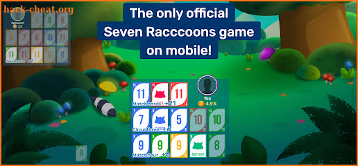 Rummy Twisted: Seven Raccoons screenshot