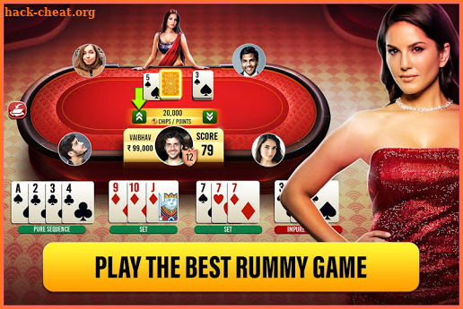Rummy with Sunny Leone: Play Indian Rummy Online screenshot