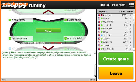 Rummy Znappy screenshot