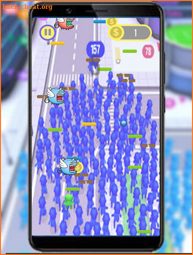 Run in Crowd City screenshot