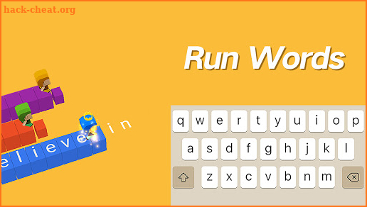 Run Words: Type Race Word Game, Fast Typing Puzzle screenshot