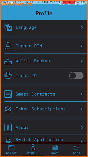 Runebase Wallet screenshot