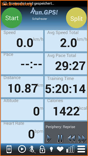 RunGPS Trainer Full screenshot