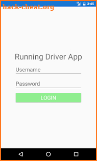 Running Driver screenshot