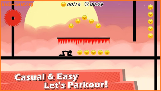 Running Master-Stickman Parkour Simulator screenshot