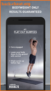 Runtastic Results Home Workouts & Personal Trainer screenshot