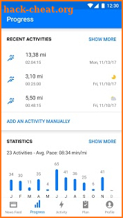Runtastic Running & Fitness Tracker screenshot
