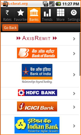 Rupee Exchange Rates Pro screenshot