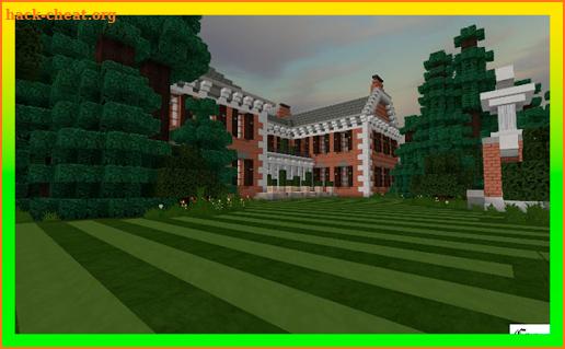 Rural Paradise Mansion map for MCPE screenshot