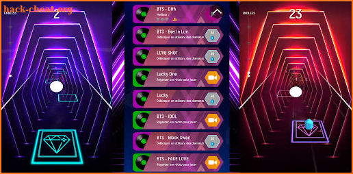 Rush Ball: KPOP EDM Tiles Hop screenshot
