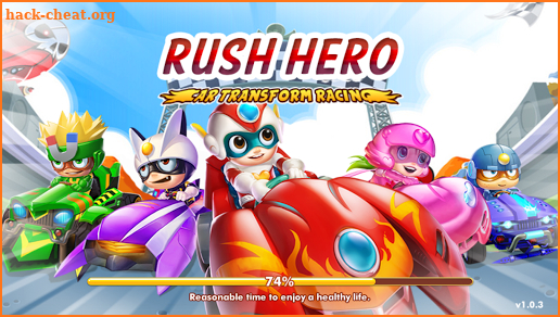 Rush Hero - Car Transform Racing screenshot