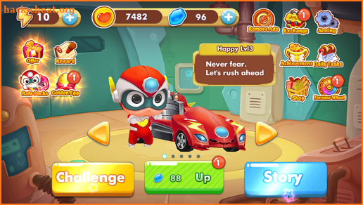 Rush Hero - Car Transform Racing screenshot