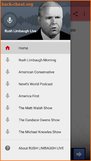 Rush Limbaugh Radio Show screenshot