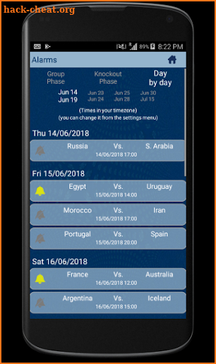 Russia 2018 World Cup: fixture and offline maps. screenshot
