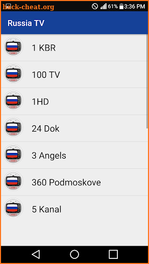 Russia TV All Channels in HQ screenshot
