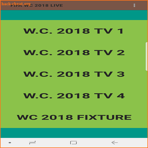 RUSSIA WC 2018 LIVE TV screenshot