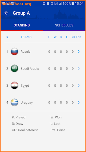 Russia World Cup 2018 screenshot