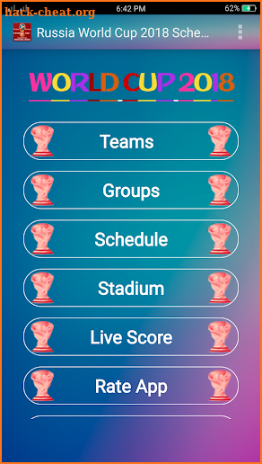 Russia World Cup 2018 Schedule,Teams,Live Score screenshot