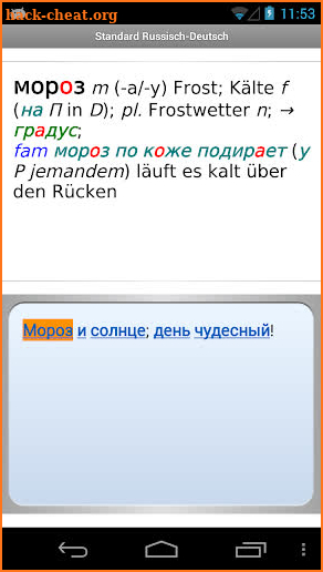 Russian - German Translator Dictionary Standard screenshot