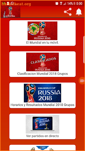 Russian World Cup 2018 screenshot