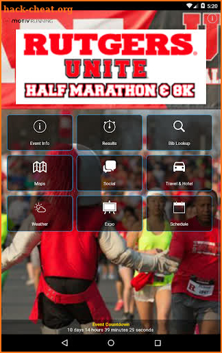 Rutgers Unite Half Marathon screenshot