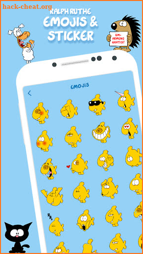 Ruthe Cartoons - Emoji & Sticker Keyboard App screenshot