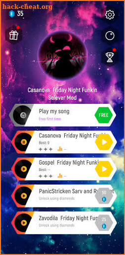 Ruv vs Sarvente Friday funkin mods - FNF Hop tiles screenshot