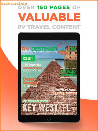 RV Destinations Travel Magazine screenshot