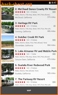 RV Parks & Campgrounds screenshot