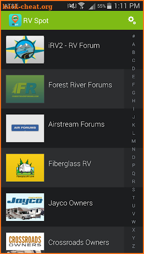 RV Spot Forums screenshot