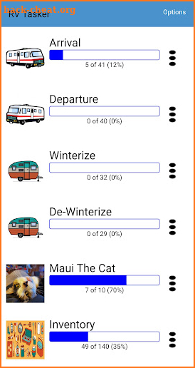RV Tasker Checklists And More screenshot