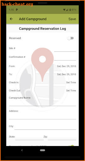 RV Travel Planner screenshot