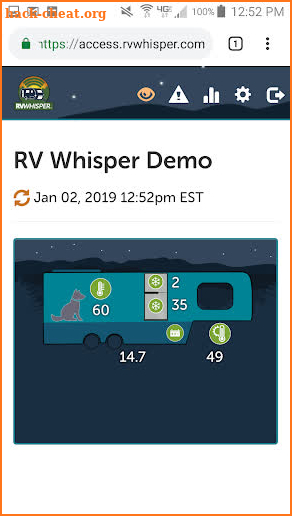 RV Whisper Launcher screenshot