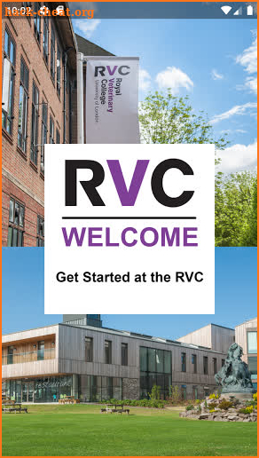 RVC Welcome 2020 screenshot
