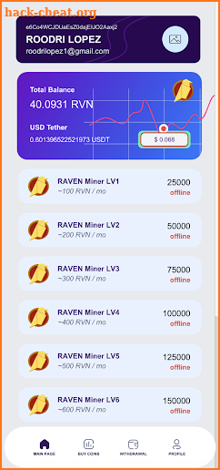 RVN Fast Miner screenshot