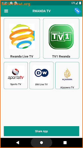Rwanda Live TV screenshot