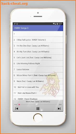 RWBY Songs 3 Offline screenshot