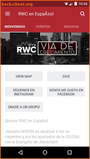 RWC en Español screenshot