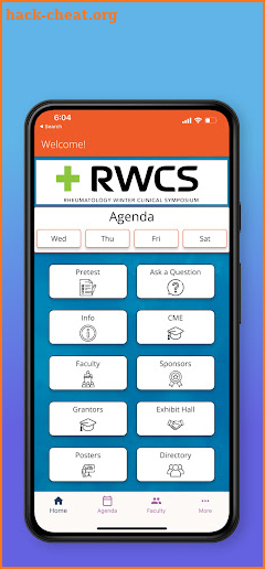 RWCS Meetings screenshot