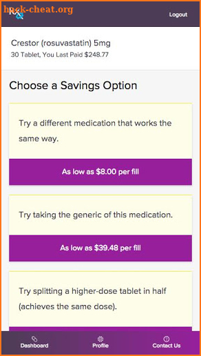 RX Savings Solutions screenshot